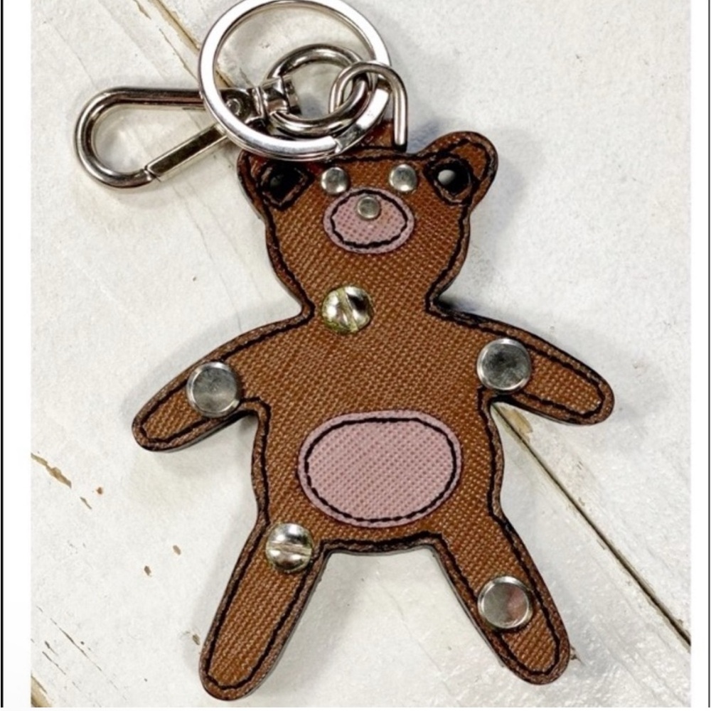 Authentic Prada Brown Bear Saffiano Trick Bag Charm - Picture 10 of 13
